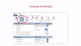 TaxWare  Rendite einer Vorsorge 3a [upl. by Therron509]