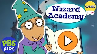 Arthur  Wizard Academy PART ONE 🪄🏰 Gameplay for Kids  PBS KIDS [upl. by Aileahcim]