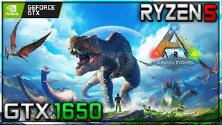 GTX 1650  ARK Survival Evolved  Asus TUF Gaming FX505DT  1080p  Benchmark Gameplay [upl. by Aleyak]