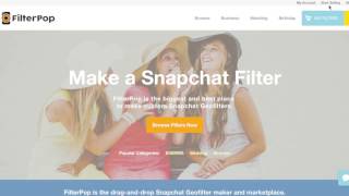 How to Sell Snapchat Geofilters on FilterPop [upl. by Yelyac]