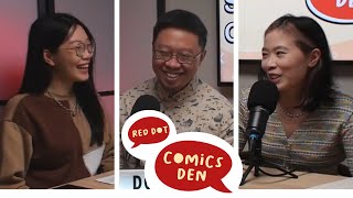 Singapore Society in Comics  The reason behind the satire comics  Red Dot Comics Den 4 [upl. by Elleirad]