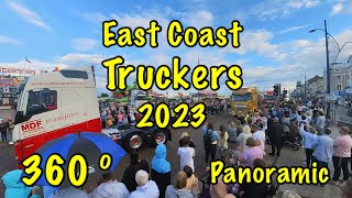 East Coast Truckers Convoy 2023  360° Panoramic [upl. by Ranitta]