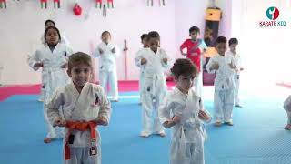 Karate Kid Training At Silicon Oasis Branch karatekid karateacademy karatedubai whitebelt wkf [upl. by Rod]