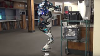 Hapless Boston Dynamics robot in shelfstacking fail [upl. by Olecram]