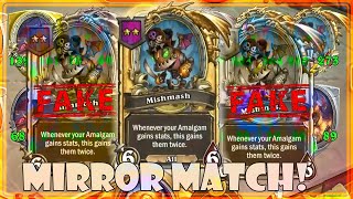 MIRROR MATCH  Hearthstone Battlegrounds  The Curator [upl. by Innob]