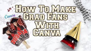 How To Make A Graduation Fan  DIY Grad Fan Tutorial [upl. by Abih]