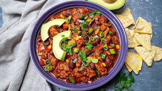 Leftover Turkey Chili [upl. by Ewall]