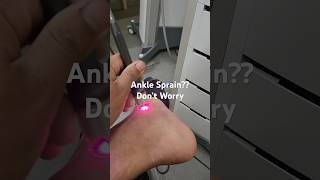 anklesprain treatment with class4laser [upl. by Uticas]