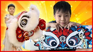 Daily LION DANCE Routine Training with friends！Whats the Surprise Lion Dance Skateboard Unboxing🎁 [upl. by Aubine]