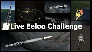 Mission To Eeloo Live Challenge Edited Livestream [upl. by Nosral]