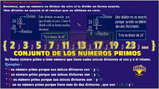 CANTIDAD DE DIVISORES DE UN NUMERO ENTERO COMO DETERMINAR POR FORMULA [upl. by Roberto]