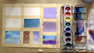 13 Watercolor techniques [upl. by Hniht]