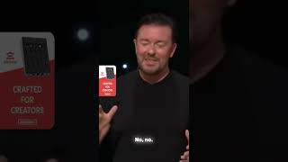 Ricky Gervais humorous paranoia about terrorist attacks [upl. by Aicila]