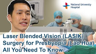 Laser Blended Vision LASIK Surgery for Presbyopia Lao Hua  All You Need to Know [upl. by Deloris629]