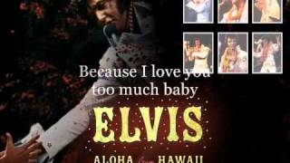 Elvis Presley Suspicious Minds 1973 Aloha From Hawaii Instrumental With Lyrics [upl. by Sihun784]