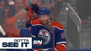 Gotta See It Connor McDavid Shows Off Sweet Moves to Bury Goal [upl. by Maribel]