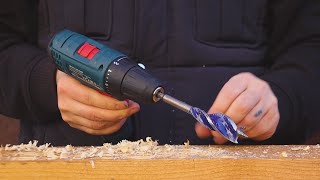 Bosch GSR 120Li 12V cordless drilldriver  work demo [upl. by Johnathan]