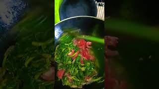 Kusum bhaji Ke mast saag😘😘 [upl. by Hanikas]