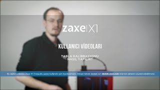 Zaxe X1 Yatak Kalibrasyonu Nasıl Yapılır Zaxe [upl. by Novahc]