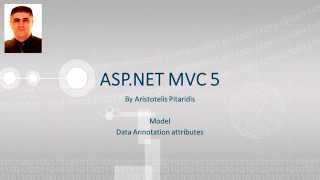 ASPNET MVC 5  38 Model  Data Annotation attributes [upl. by Eyllib]