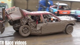 Unlimited National Banger Nutcracker 2023 and 1500cc Banger National Championship Kings Lynn [upl. by Anaerdna]