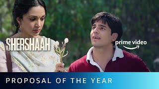 Best Proposal Of 2021  Dimple amp Captain Vikram Batra  Shershaah  Amazon Prime Video [upl. by Lahsiv]