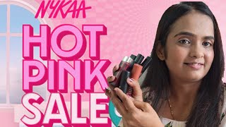 Lipstick recommendations under 500  Nykaa hot pink sale [upl. by Anallese]