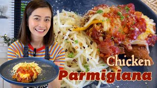 How to cook Chicken Parmigiana  Chefmom Rosebud [upl. by Aronle]