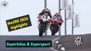 2024 northwest 200 highlights from the superbikes amp supersport race 🏍💨💥 highlights [upl. by Lareena407]