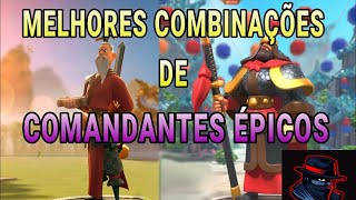 MELHORES COMBINAÇÕES DE COMANDANTES ÉPICOS \\\ RISE OF KINGDOMS [upl. by Mickey458]