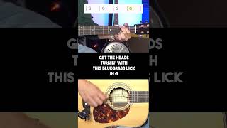 Learn this Intermediate Bluegrass Lick in G [upl. by Xella]