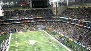 2011 ALAMO BOWL GAME  pan view from my seat in the Alamodome  Thurs 122911 [upl. by Ruffi]