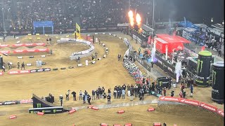 250 main event 1 Supercross Paris 2024 [upl. by Hippel]