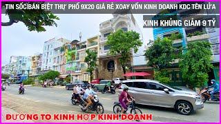 🔴TIN SỐCBán biệt thự 9x20 giá rẻ quotXOAY VỐNquot kinh doanh KDC Tên Lửa [upl. by Auqenehs]