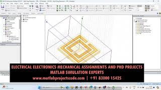 Metamaterial SRR Square Ring Resonator with permeability in HFSS Antenna [upl. by Onitnevuj]