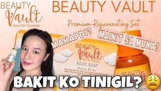 BEAUTY VAULT PREMIUM REJUVENATING SET  HONEST REVIEW [upl. by Yahsram]