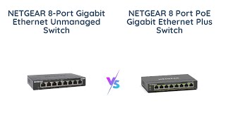 NETGEAR GS308 vs GS308EP Gigabit Ethernet Switch Comparison [upl. by Adnolaj]