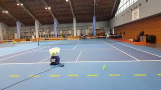 Spinfire Pro 2 Tennis Ball Machine  Endurance Training [upl. by Alethia906]