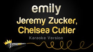 Jeremy Zucker amp Chelsea Cutler  emily Karaoke Version [upl. by Trevethick]