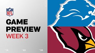 Detroit Lions vs Arizona Cardinals  2024 Week 3 Game Preview [upl. by Riesman]