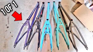 MY RARE BMX FRAME COLLECTION [upl. by Pieter]