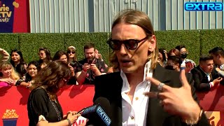 Stranger Things Jamie Campbell Bower on Making Millie Bobby Brown CRY [upl. by Esylle]