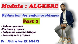 ALGÈBRE Réduction des endomorphismes part 1 valeurs propresvecteurs propres [upl. by Allred]