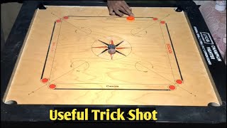 Useful Carrom Trick Shot  By Ind King Carom✅ [upl. by Koball]