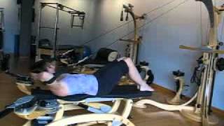 Abdominal Exercise on Gyrotonic Equipment [upl. by Ches175]