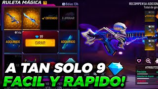 COMO SACAR LA GROZA BALAS DE HUESO Y LA CATANA DESGARRA ALMAS EN FREE FIRE 🤯 EN RULETA [upl. by Reyna]