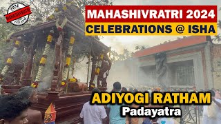 🔴Mahashivratri 2024 Celebration At Isha Yoga Center  Adiyogi Ratham Padayatra  Sadhguru [upl. by Ecnedac956]