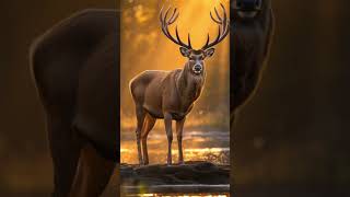 Sambar Deer In Forest deer sambardeer animal wildanimal wildlife ytshorts short [upl. by Aksoyn58]