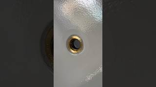 Brass shower drain installation on florestone shower base plumbing diy howto brass [upl. by Aubreir]