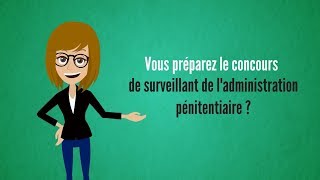 Vidéo Préparation concours surveillant administration pénitentiaire – Carrières publiques [upl. by Kola298]